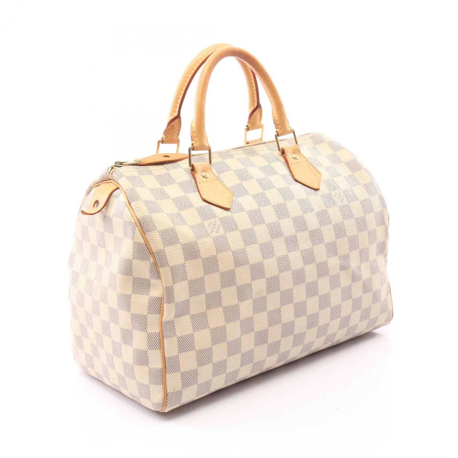 Louis Vuitton Handbag Speedy 30 Damier Azur Canvas Leather — view 2