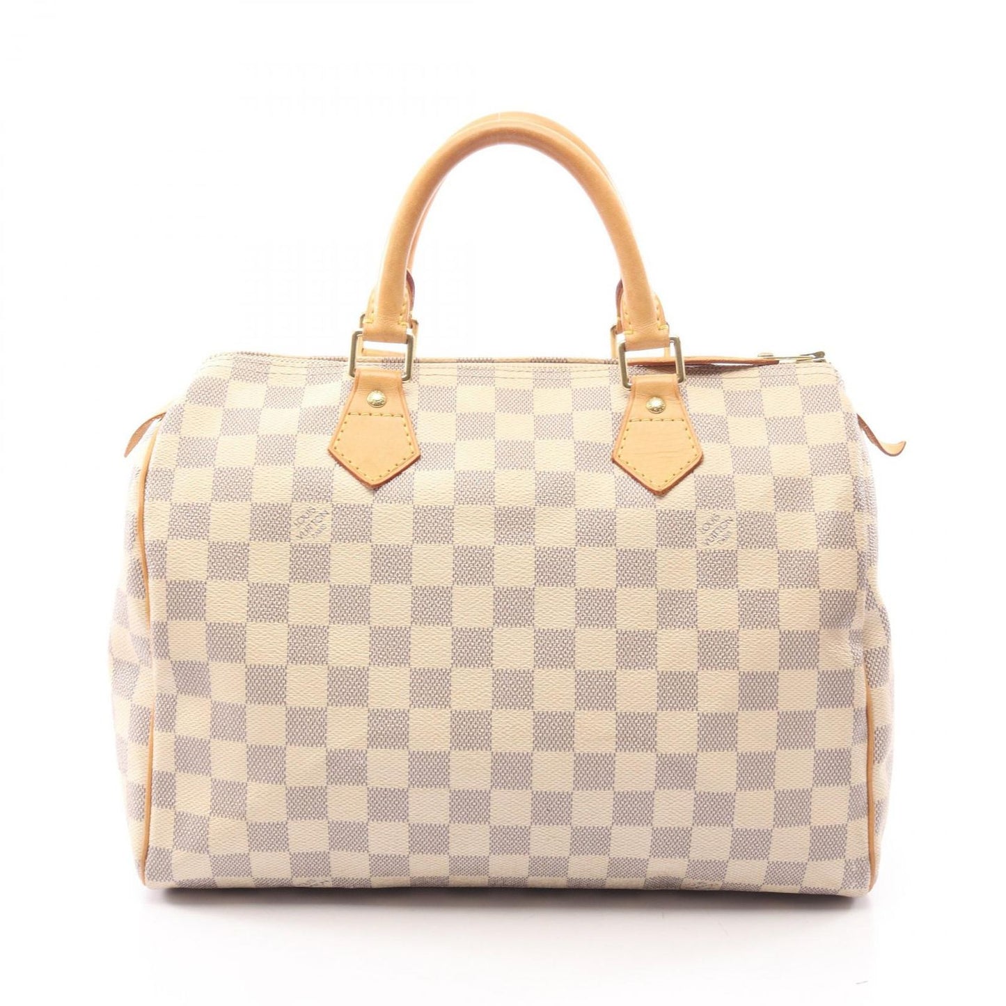 Louis Vuitton Handbag Speedy 30 Damier Azur Canvas Leather
