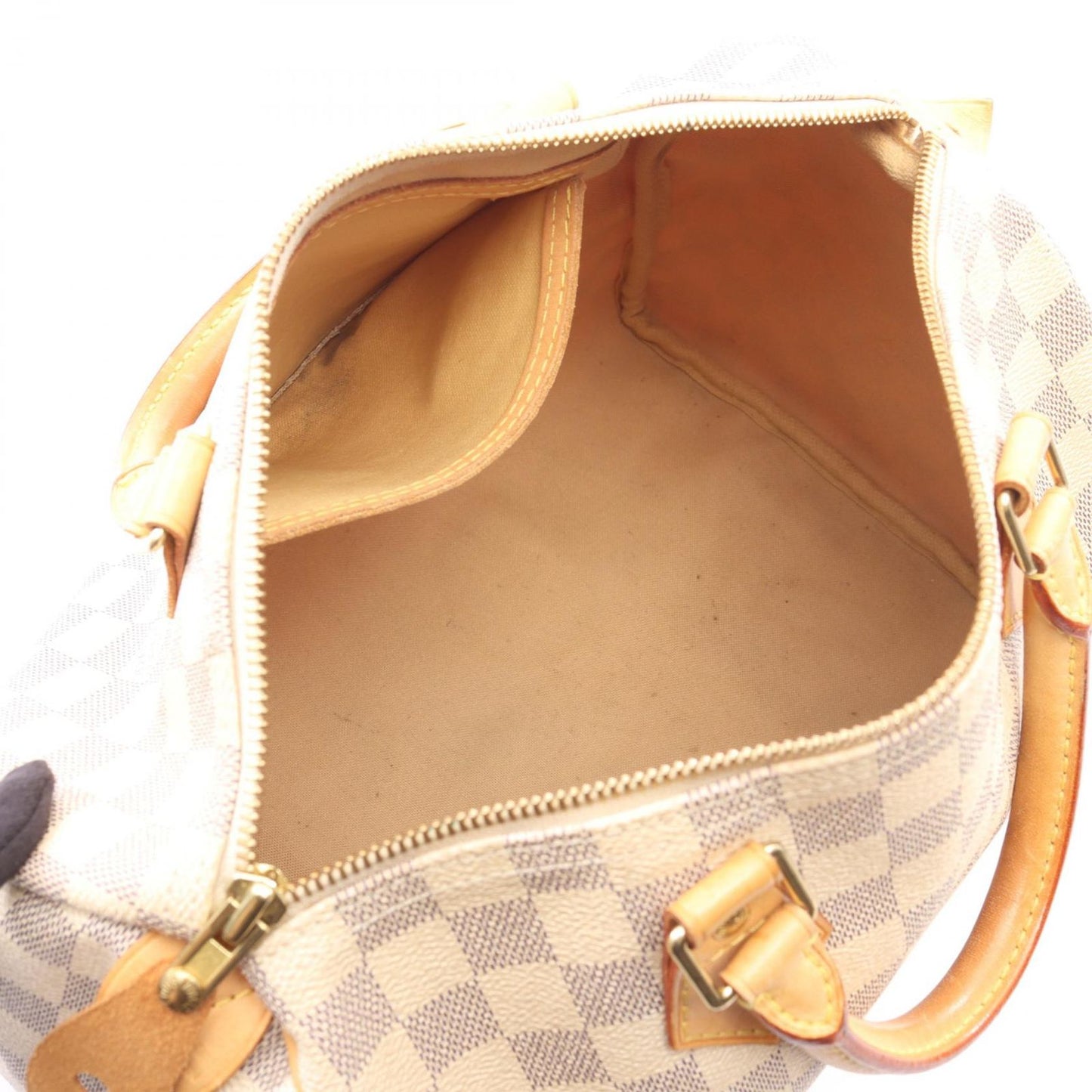 Louis Vuitton Handbag Speedy 30 Damier Azur Canvas Leather — view 3