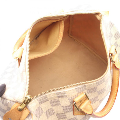 Louis Vuitton Handbag Speedy 30 Damier Azur Canvas Leather — view 3