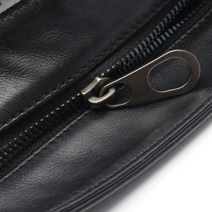Bottega Veneta Shoulder Bag Black Leather — view 7