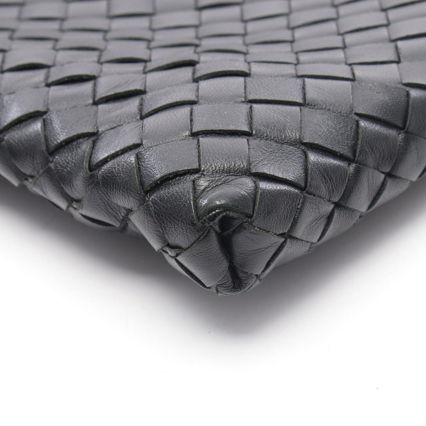 Bottega Veneta Shoulder Bag Black Leather — view 6
