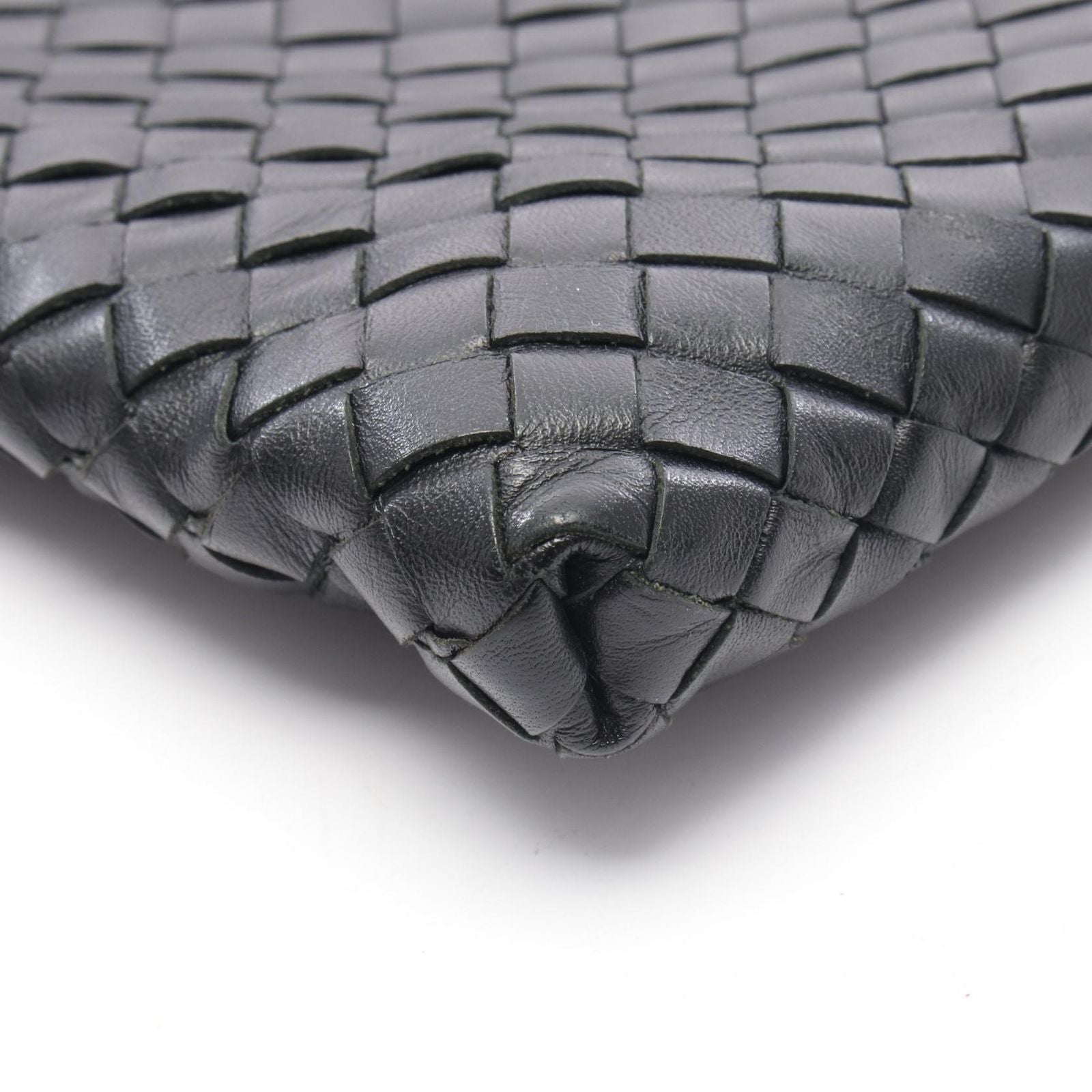 Bottega Veneta Shoulder Bag Black Leather — view 6
