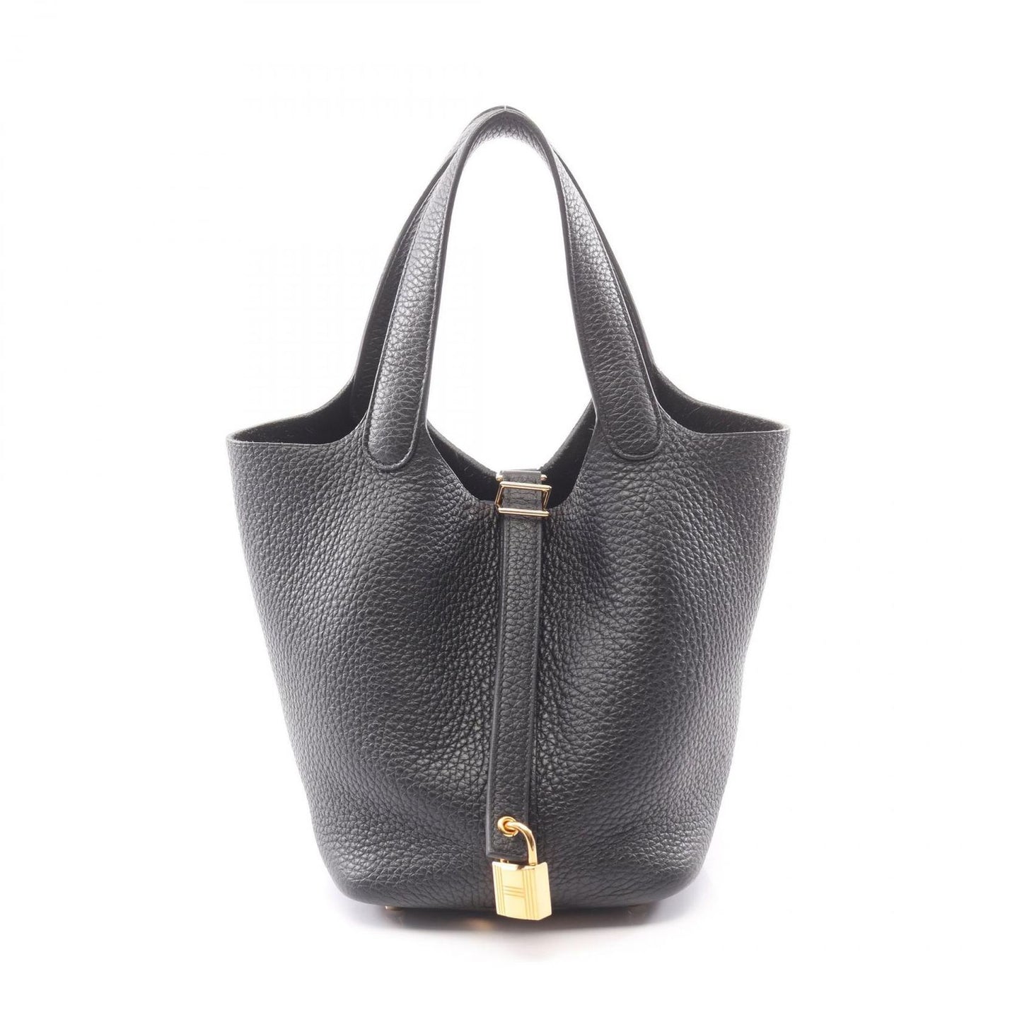Hermes Handbag Picotin Lock PM Black Leather