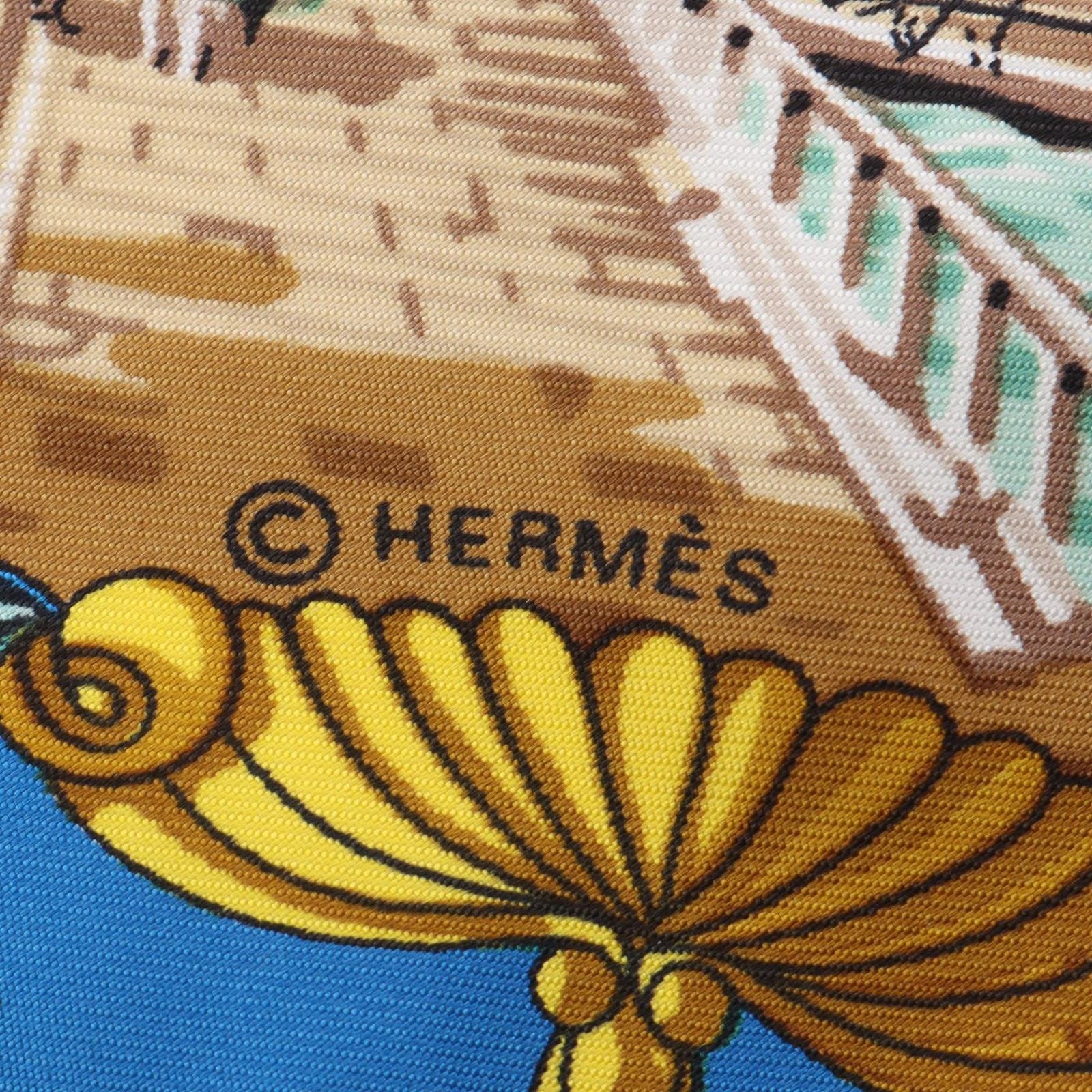 Hermes Scarf Carre 90 L'entente Cordiale Silk — view 2