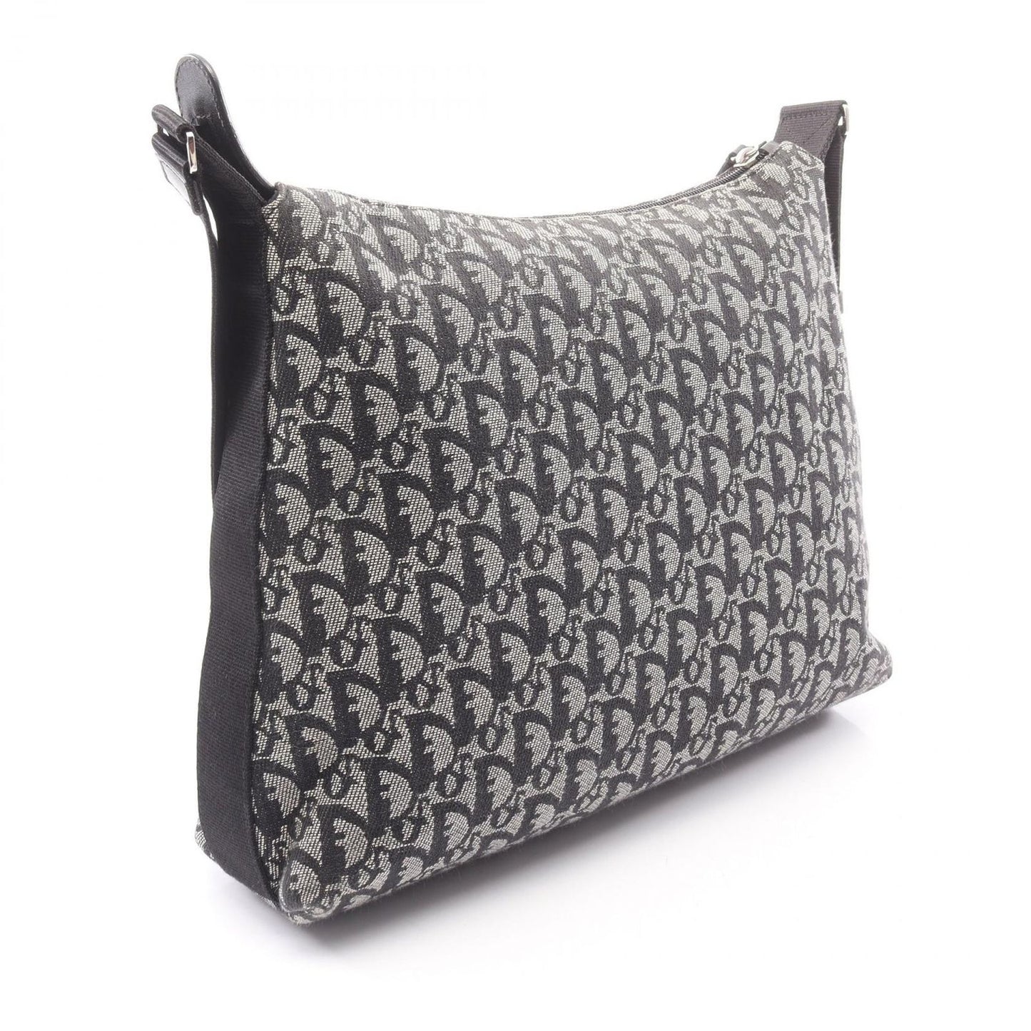 Dior Dio Shoulder Bag Tobta Gray Black Canvas — view 2
