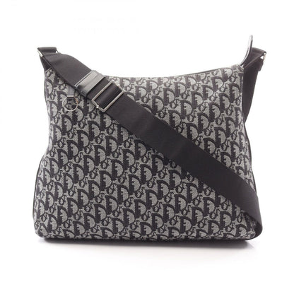 Dior Dio Shoulder Bag Tobta Gray Black Canvas