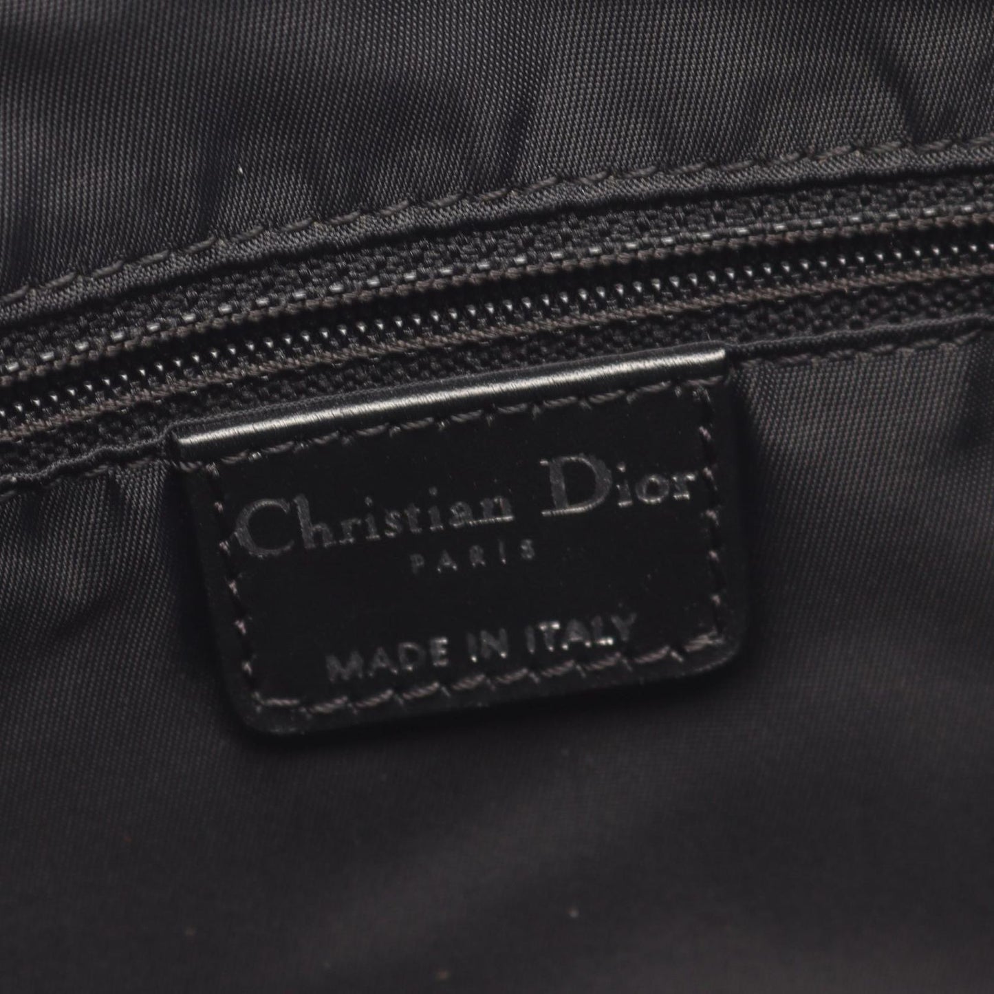 Dior Dio Shoulder Bag Tobta Gray Black Canvas — view 4