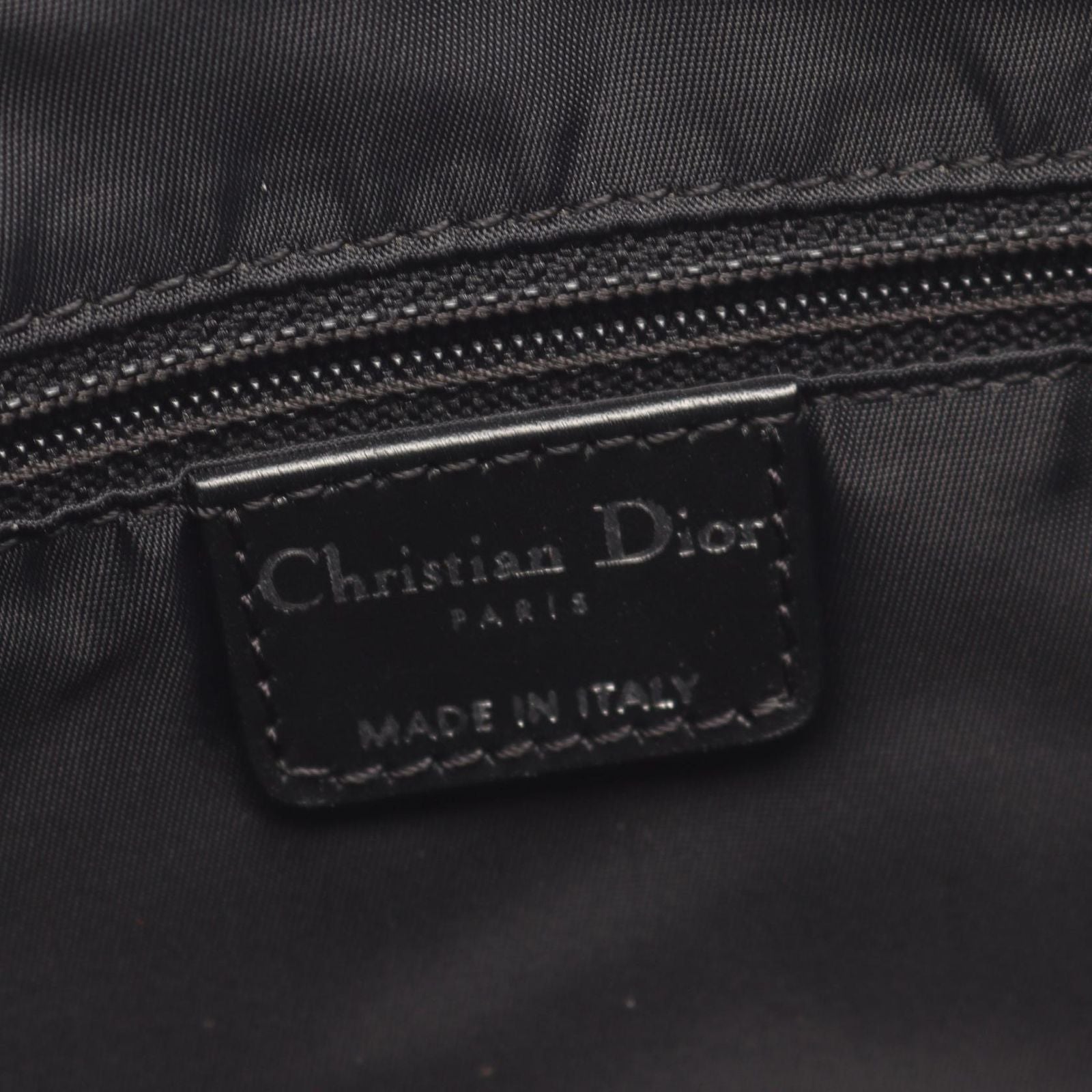 Dior Dio Shoulder Bag Tobta Gray Black Canvas — view 4