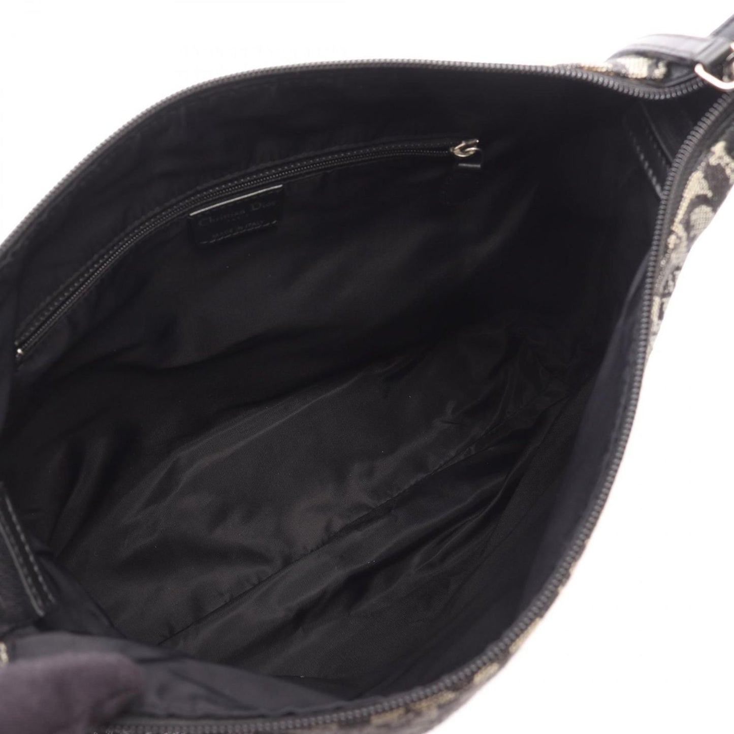 Dior Dio Shoulder Bag Tobta Gray Black Canvas — view 3