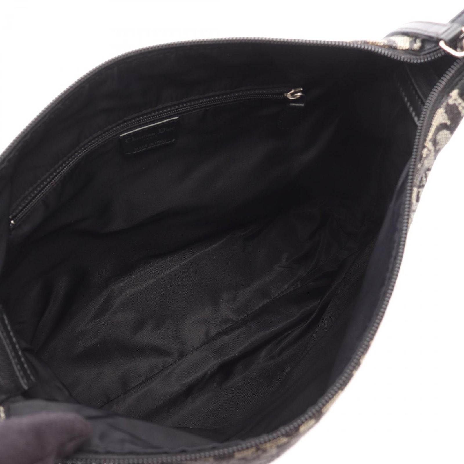 Dior Dio Shoulder Bag Tobta Gray Black Canvas — view 3
