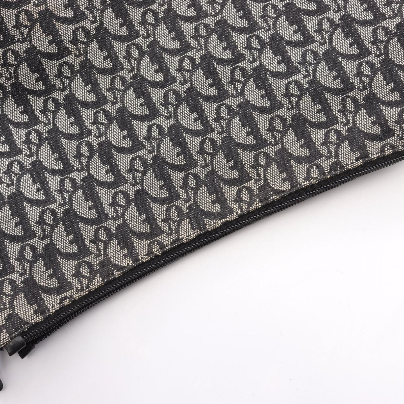 Dior Dio Shoulder Bag Tobta Gray Black Canvas — view 5