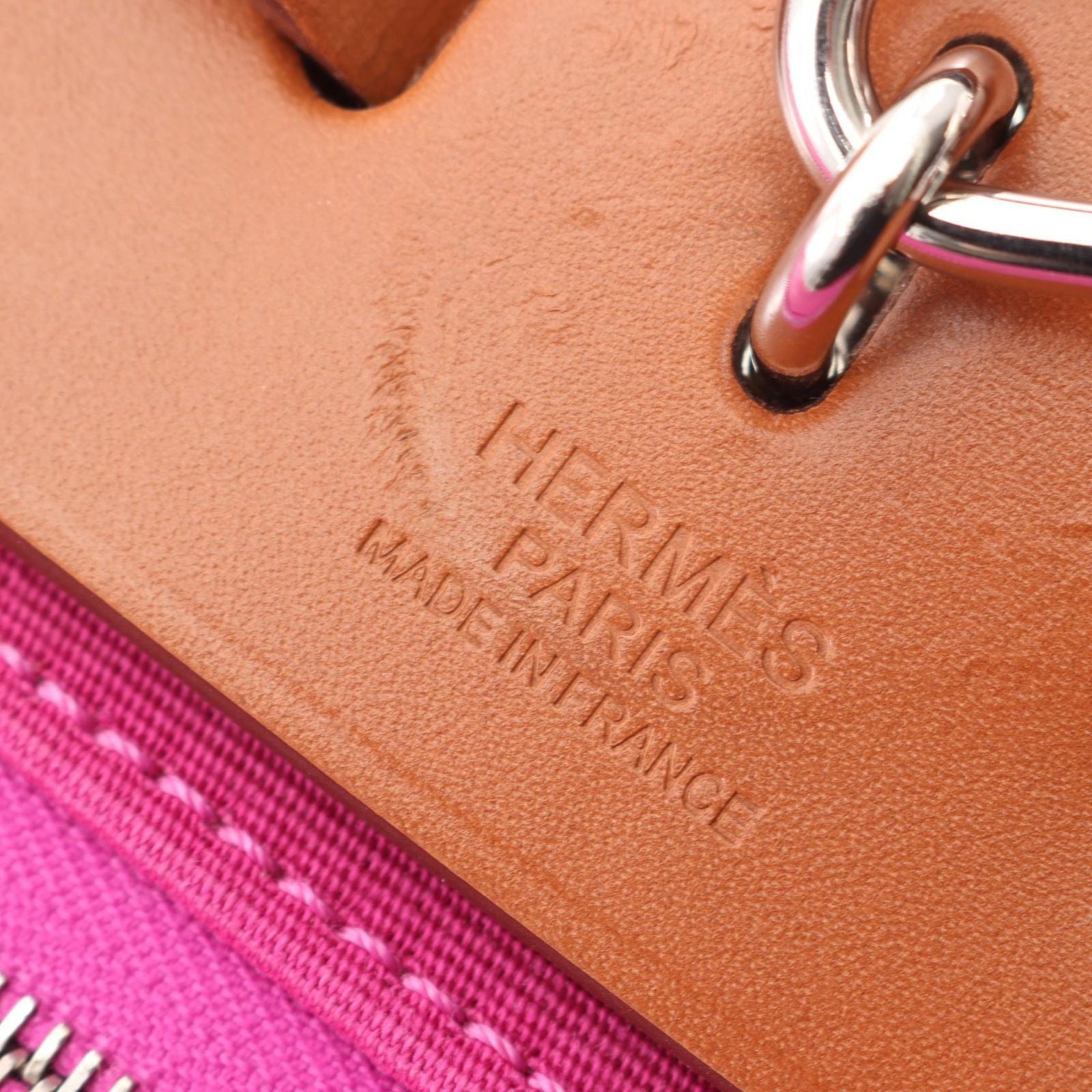 Hermes Handbag Herbag PM 2-Way Ma of a Nalale Canvas Leather PM — view 4