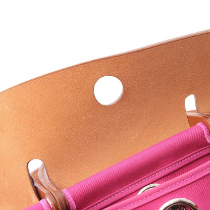 Hermes Handbag Herbag PM 2-Way Ma of a Nalale Canvas Leather PM — view 8