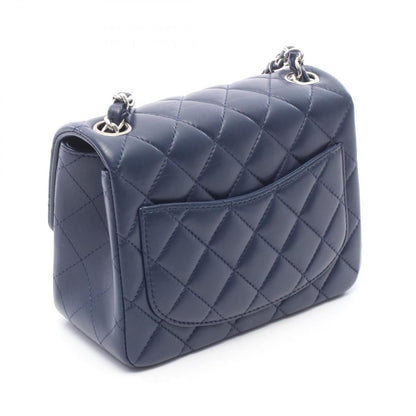 Chanel Shoulder Bag Minimatelasse Navy Lambskin — view 2