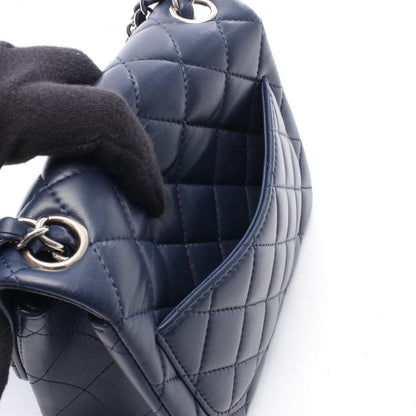 Chanel Shoulder Bag Minimatelasse Navy Lambskin — view 6