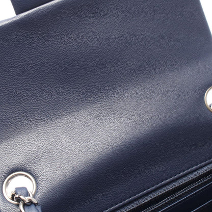 Chanel Shoulder Bag Minimatelasse Navy Lambskin — view 8