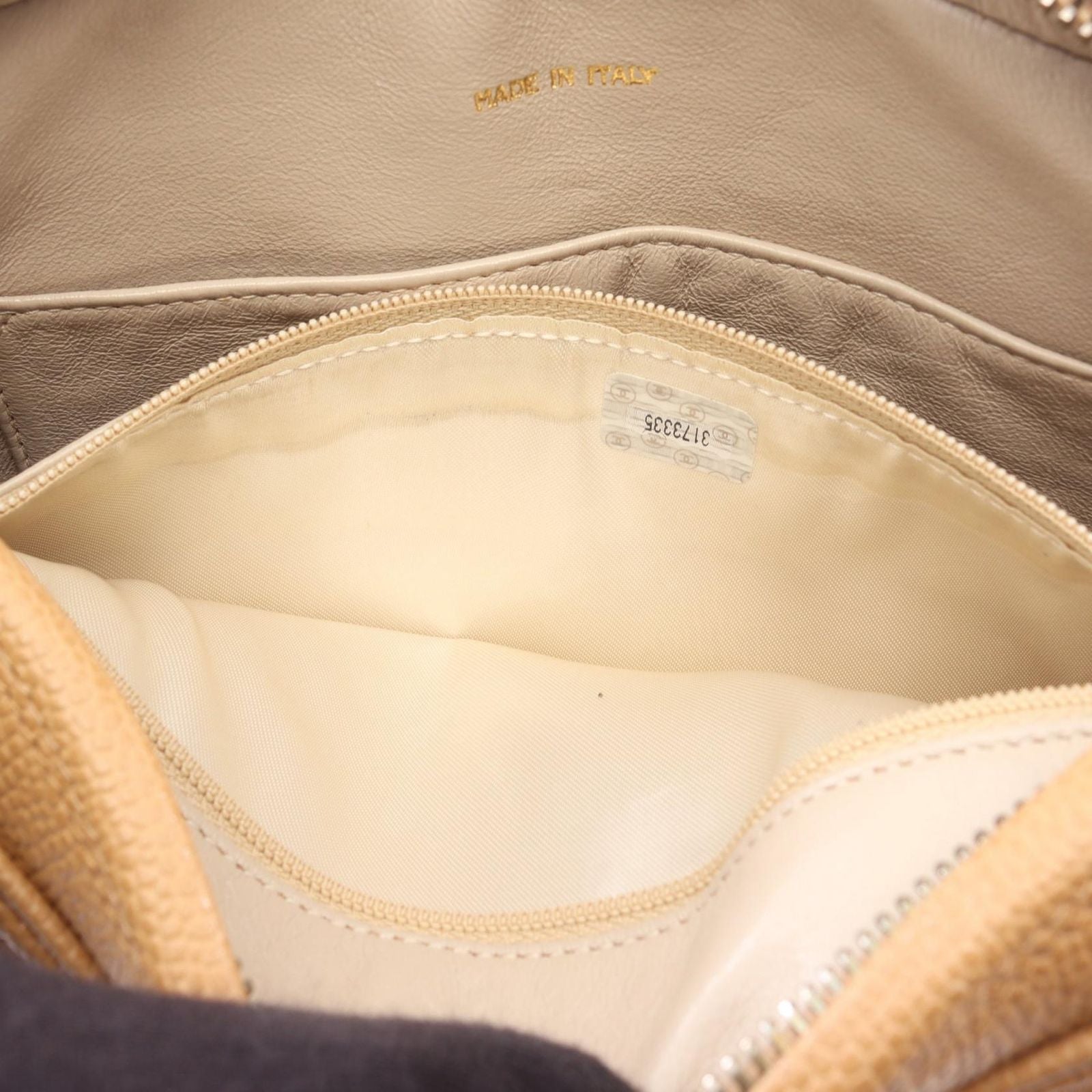 Chanel Shoulder Bag lecoco Mark Beige Tree lekoko Che — view 8