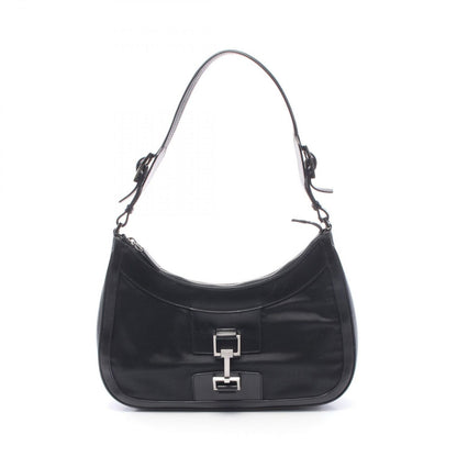 Gucci Shoulder Bag Jackie 001 Black Nylon Leather