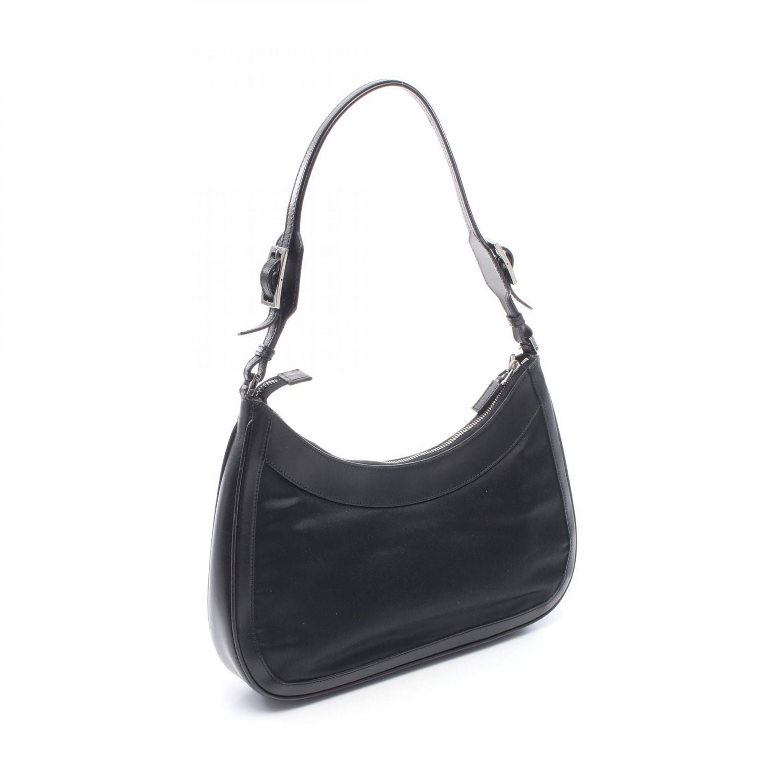 Gucci Shoulder Bag Jackie 001 Black Nylon Leather — view 2