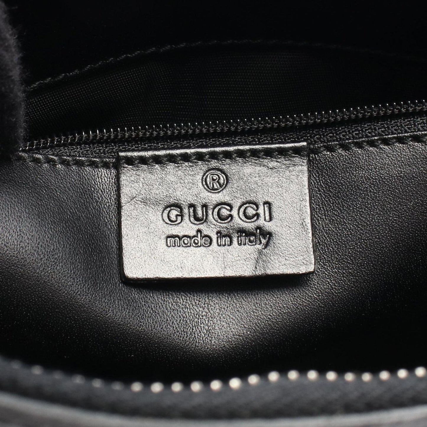 Gucci Shoulder Bag Jackie 001 Black Nylon Leather — view 4