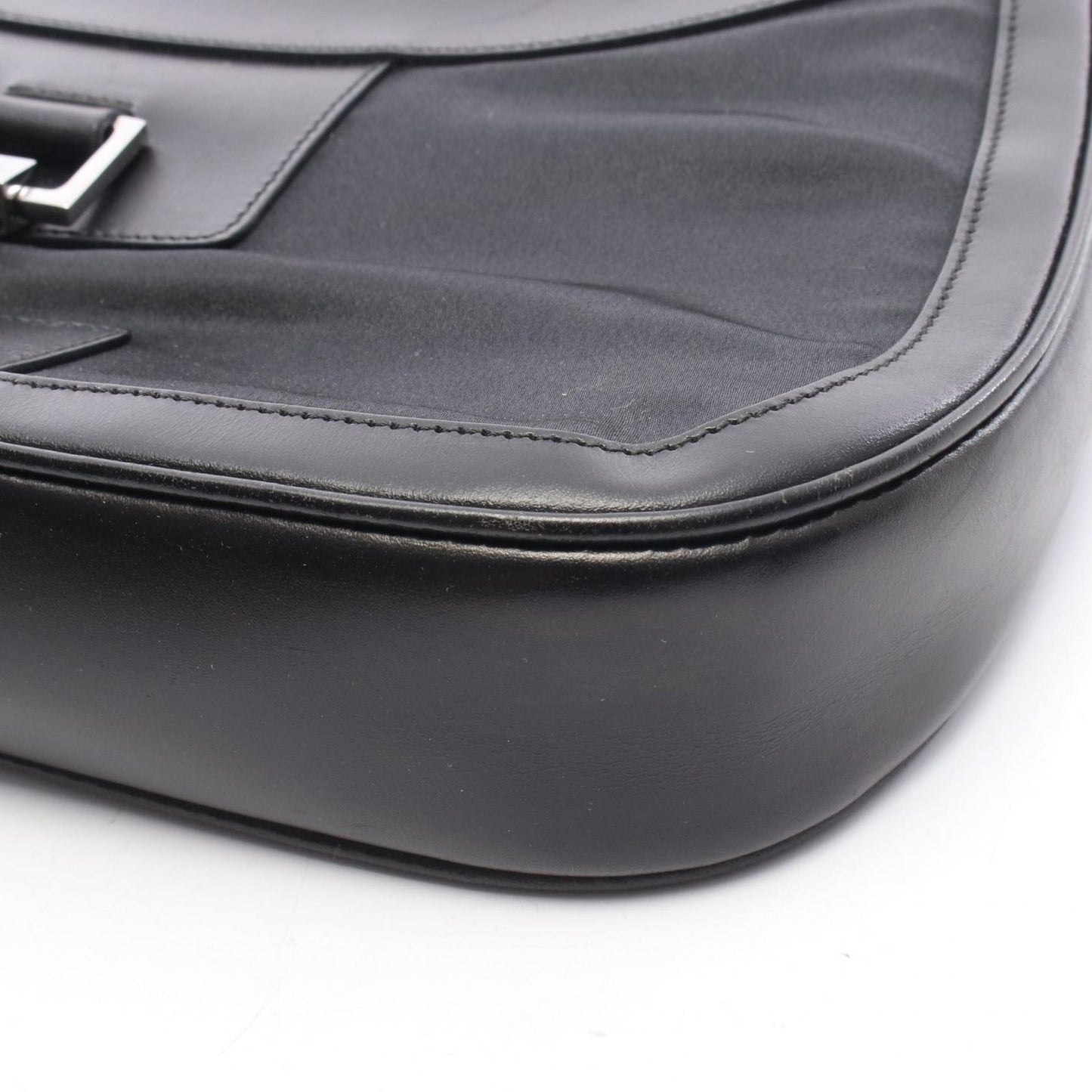 Gucci Shoulder Bag Jackie 001 Black Nylon Leather — view 8