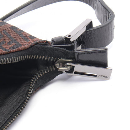 Fendi Shoulder Bag of Brown Nylon Leather of — view 6