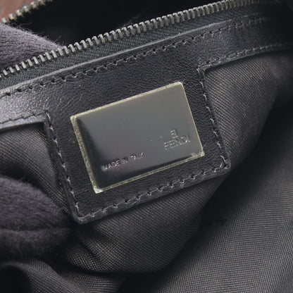 Fendi Shoulder Bag of Brown Nylon Leather of — view 4