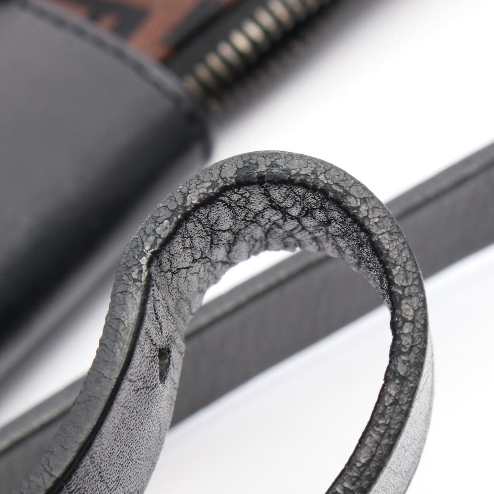 Fendi Shoulder Bag of Brown Nylon Leather of — view 8