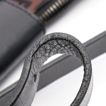 Fendi Shoulder Bag of Brown Nylon Leather of — view 8