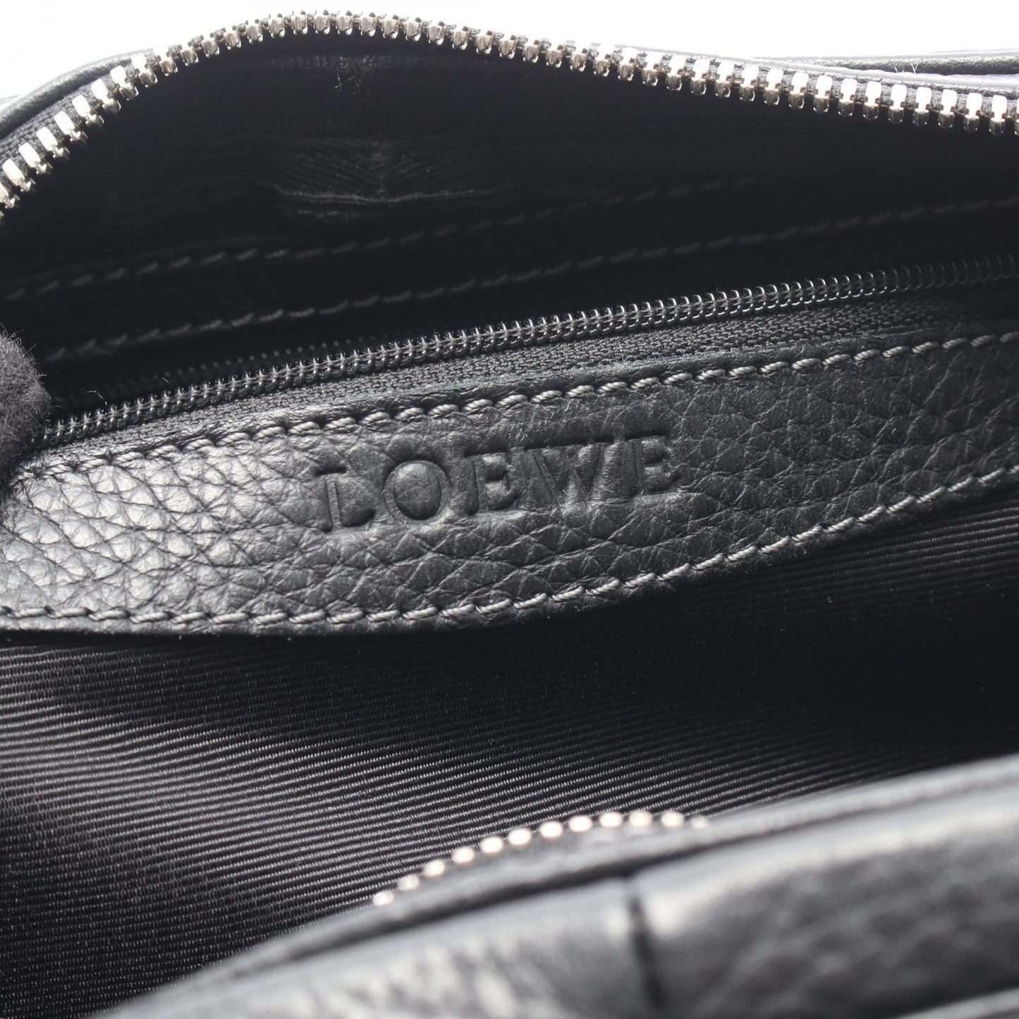 Loewe Handbag Black Leather — view 4