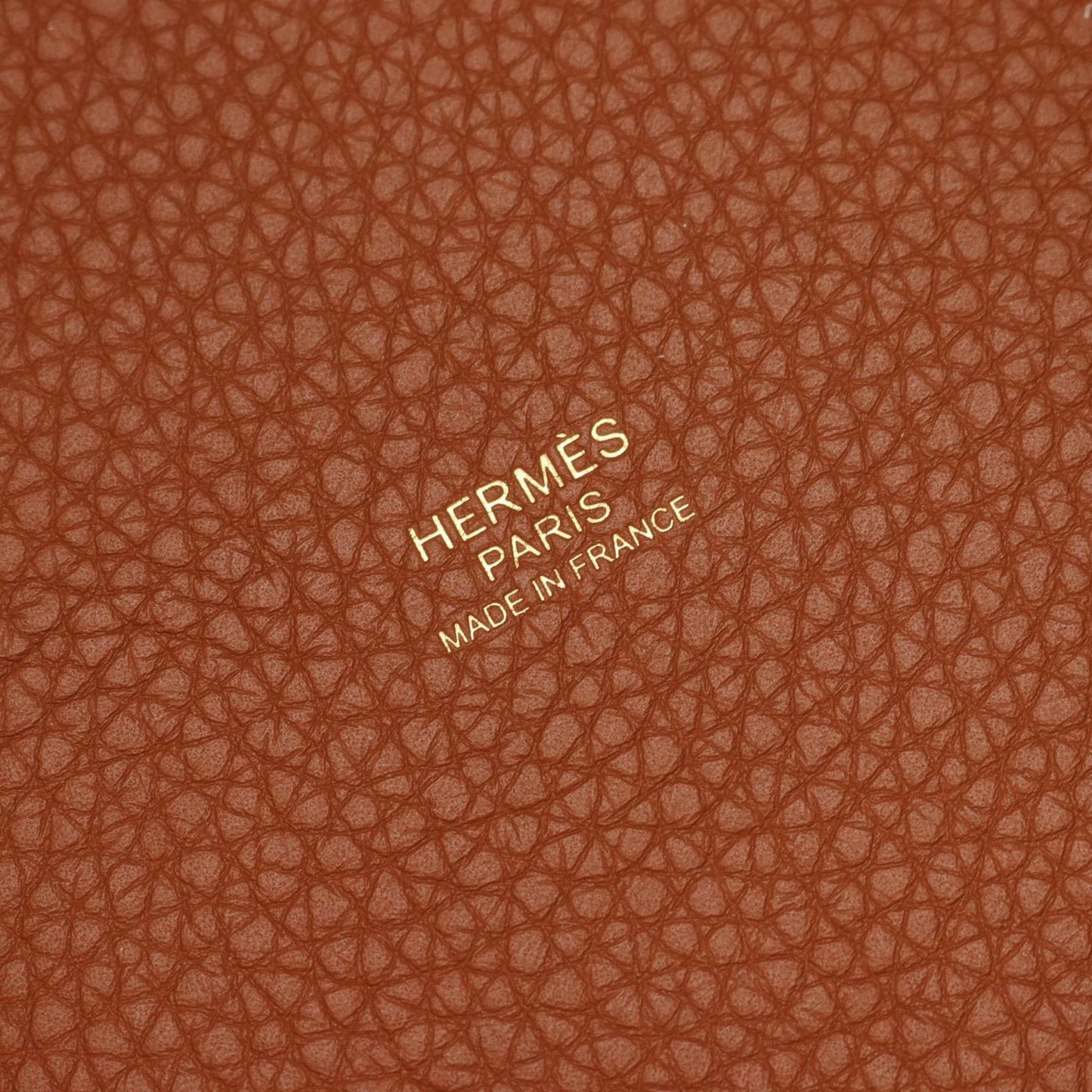 Hermes Handbag Picotin Lock PM ninela Gold Blue Leather — view 4