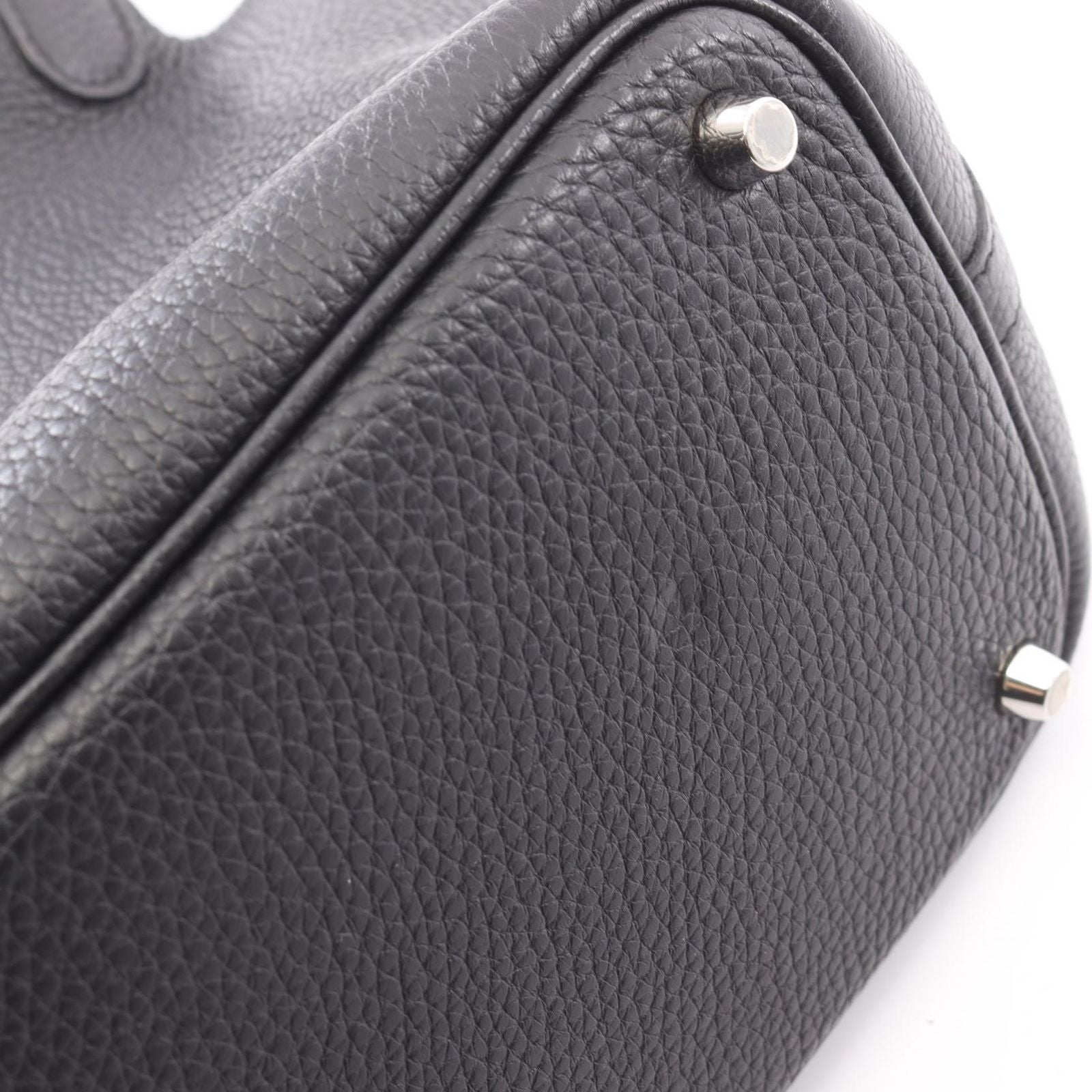 Hermes Handbag Picotin Lock PM Black Leather — view 7