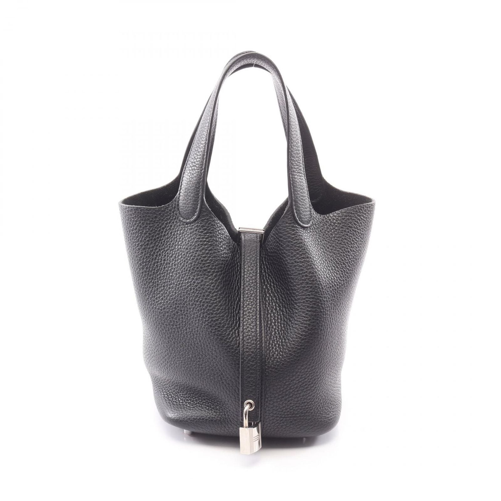 Hermes Handbag Picotin Lock PM Black Leather