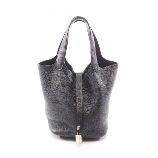 Hermes Handbag Picotin Lock PM Black Leather