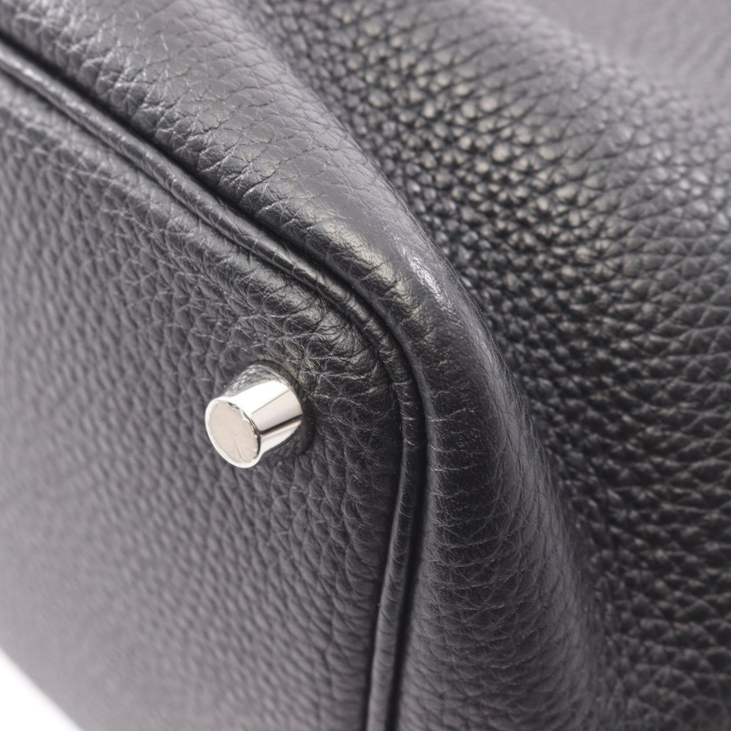 Hermes Handbag Picotin Lock PM Black Leather — view 8