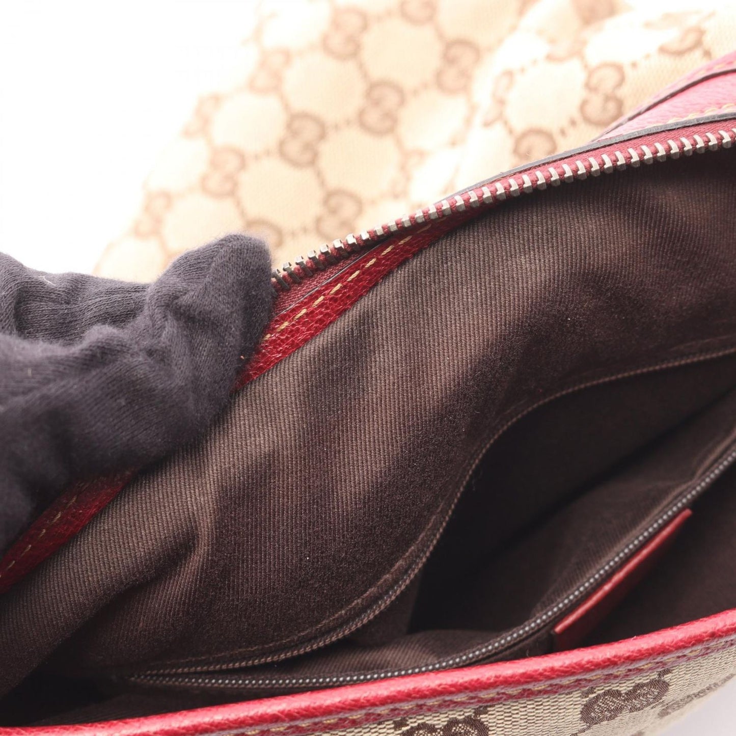 Gucci Shoulder Bag GG Canvas Beige — view 5