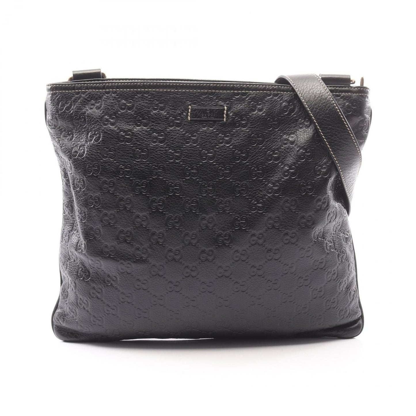 Gucci Shoulder Bag Guccissima Black Leather Guccissima