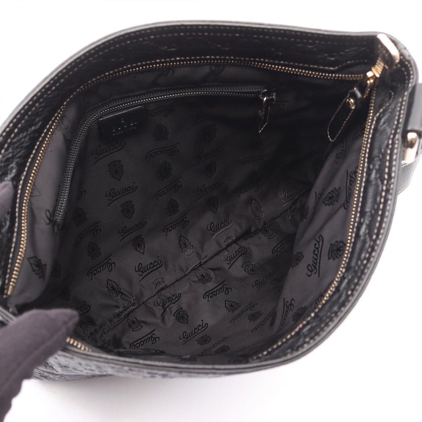 Gucci Shoulder Bag Guccissima Black Leather Guccissima — view 3