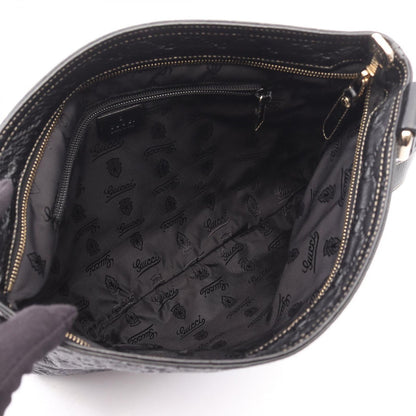Gucci Shoulder Bag Guccissima Black Leather Guccissima — view 3