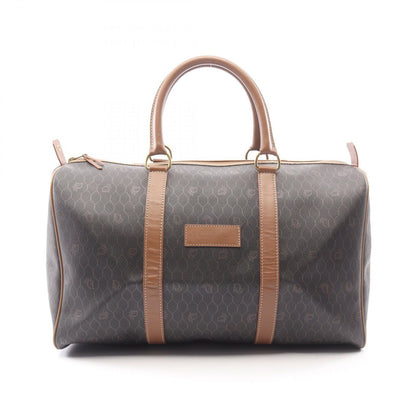 Dior Dio Brown Canvas Leather Tobta Travel Bag