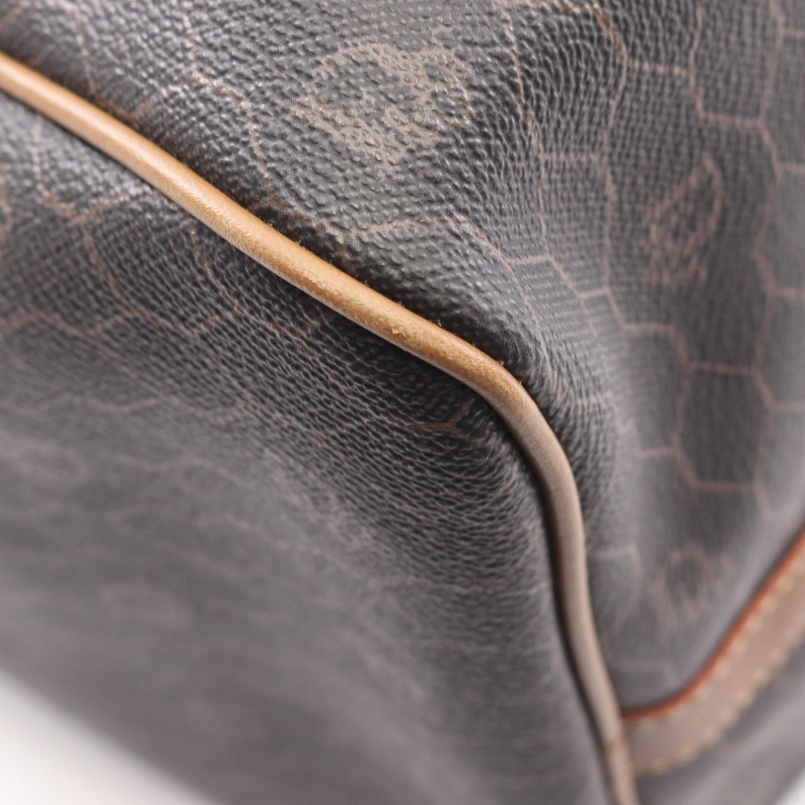 Dior Dio Brown Canvas Leather Tobta Travel Bag — view 5