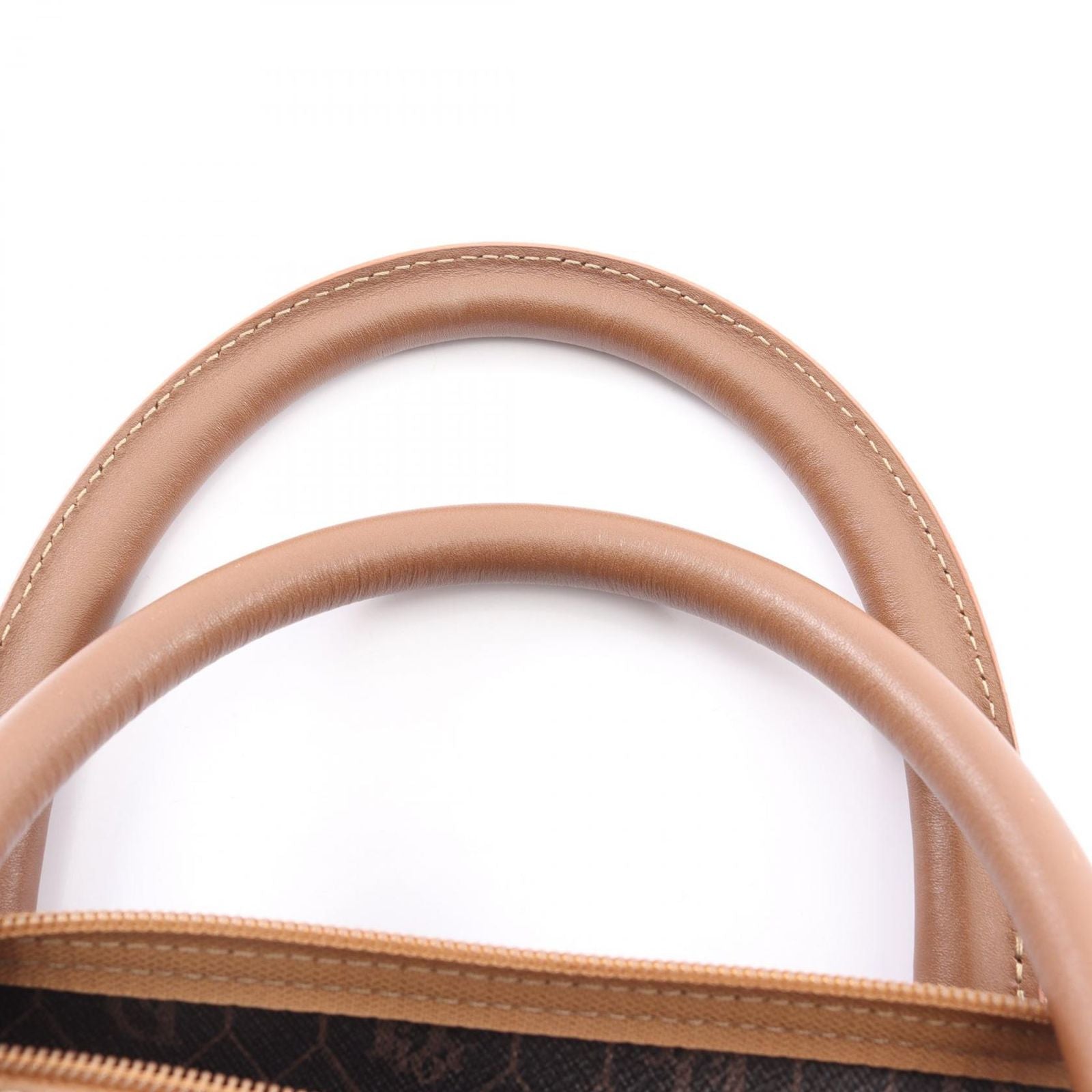 Dior Dio Brown Canvas Leather Tobta Travel Bag — view 7
