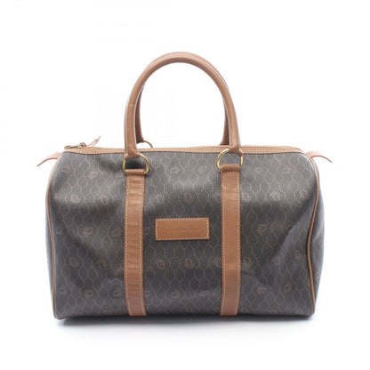 Dior Dio Tobta Brown Canvas Leather Travel Bag