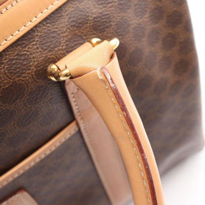 Celine Seri Handbag Da Ninebrown Canvas Leather — view 6