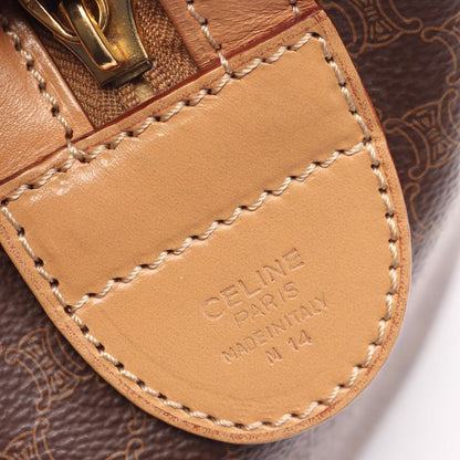 Celine Seri Handbag Da Ninebrown Canvas Leather — view 4