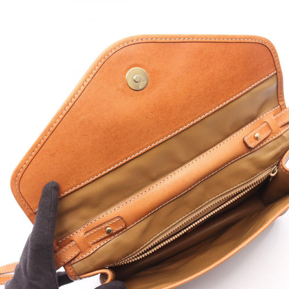 Celine Seri Shoulder Bag Beige Canvas Leather — view 5
