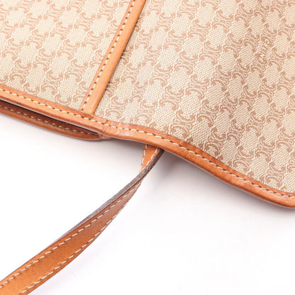 Celine Seri Shoulder Bag Beige Canvas Leather — view 9