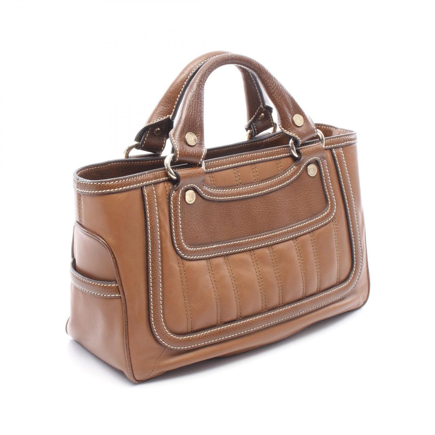 Celine Seri Handbag Brown Leather — view 2