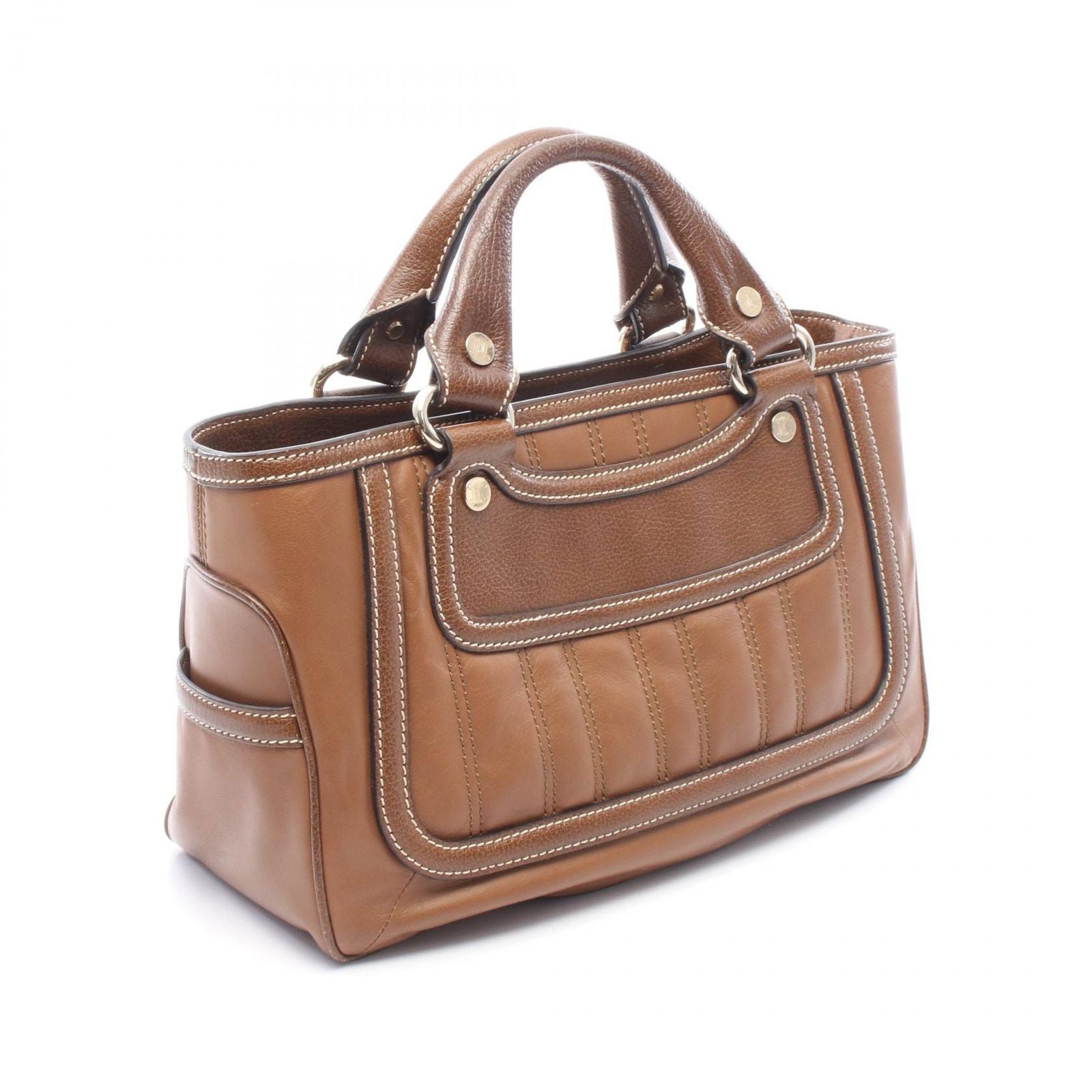 Celine Seri Handbag Brown Leather — view 2